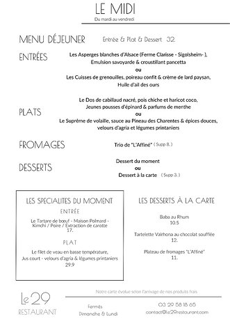 20240425_Carte+du+midi+du+23+au+26+avril+(1) We chose the 32€ menu without any added options